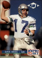 1992 Pro Set Football Card #330 Dave Krieg