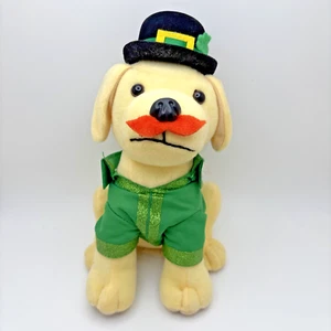 Bastón de Levantamiento Día de San Patricio Peluche Perro Cachorro Edición Limitada 9" - Imagen 1 de 7