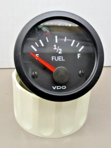 VDO 301-010-018 2" Fuel Level Gauge 12v E-1/2-F Bluebird 0014497 - Imagen 1 de 13