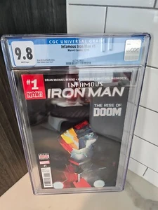 INFAMOUS IRON MAN #1 CGC 9.8 1ST DOCTOR DOOM IRON MAN TONY STARK - Picture 1 of 2