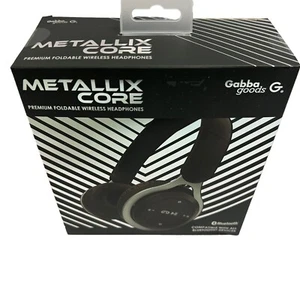 Cuffie Premium Pieghevoli Wireless/Micro SD Argento e Nero di Gabba Goods - Foto 1 di 8