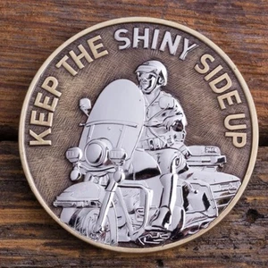 Law Enforcement Motorcycle Unit Coin - Picture 1 of 2