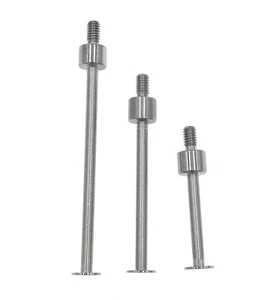 Flat Contact Points for Dial Indicator Depth Gauge 0.4mm Thickness 5mm Diamet... - Picture 1 of 6