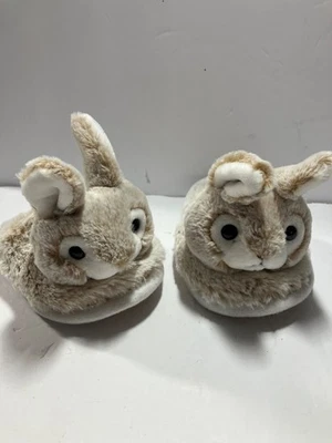 Par de pantuflas suaves para niños Bunny Rabbit 6" de Dani Foto 1 de 4