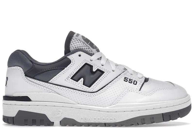 New Balance 550 白色灰色 深灰色 BB550WTG — 第 1/1 张图片