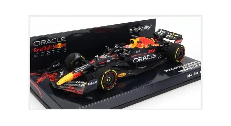 MINICHAMPS 417221501 1/43 Redbull RB18 Max Verstappen Gagnant Dutch Gp 2022
