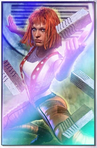 Female Force: Milla Jovovich Greg Horn Art Fifth Element Foil Virgin Cover #/35 - Bild 1 von 1