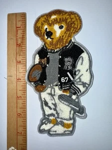 Polo Bear Sew On Patch - Picture 1 of 1