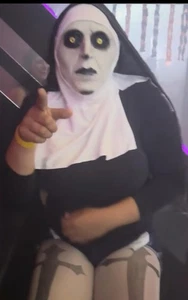 The Nun Conjuring Latex Mask Scary Creepy Horror Halloween Catholic Cosplay Gift - Picture 1 of 12