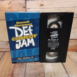 Def Comedy Jam All Stars 4 VHS Used Stand Up Uncut Russell Simmons - Picture 1 of 4