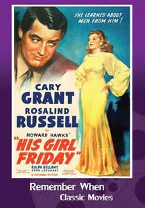His Girl Friday (DVD) Cary Grant Rosalind Russell Ralph Bellamy (US IMPORT) - Picture 1 of 1