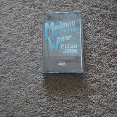 Elton John Music Cassette Madman Across The Water in Case MCA *NEW SEALED* - Image 1 of 2