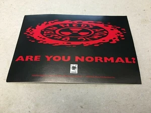De colección 1992 Ned's Atomic Dustbin 5.75" Promo Hype Pegatina ¿Eres Normal? Alt Rock - Imagen 1 de 1