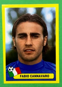 2002 Navarrete Korea Japan World Cup FIFA Face STICKER #411 FABIO CANNAVARO - Picture 1 of 2