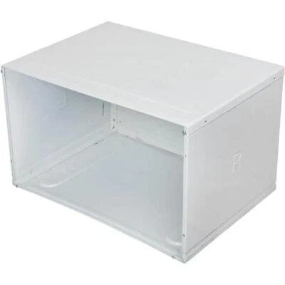 Funda de pared para aire acondicionado Keystone blanca resistente a la corrosión 26 pulgadas Ancho Foto 1 de 4