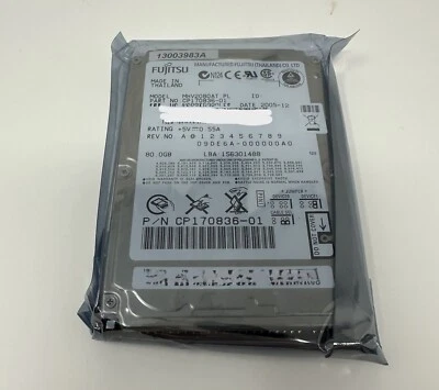 FUJITSU IDE HARD DRIVE MHV2080AT 80GB - Image 1 of 2