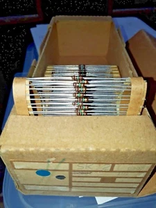 50PCS ROE SK2 VINTAGE 1M1 5% CARBON RESISTORS MARSHALL AMP EQ PIHER QUALty! 1M - Picture 1 of 2