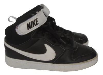 Zapatilla deportiva Nike Court Borough Mid 2 juvenil talla 5,5 años CD7782 010 negra/blanca Foto 1 de 4