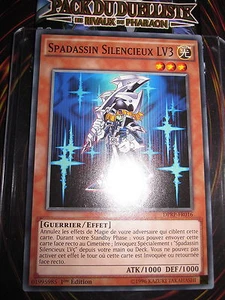 YU-GI-OH! RARE COM SPADASSIN SILENCIEUX LV3 DPRP-FR016 EDITION 1 FRANCAIS MINT - Picture 1 of 1