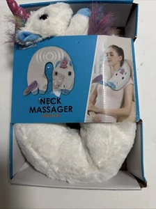 Unicorn Health Touch Plush Neck Massager Relaxes & Soothes with Vibration NIB - Picture 1 of 3