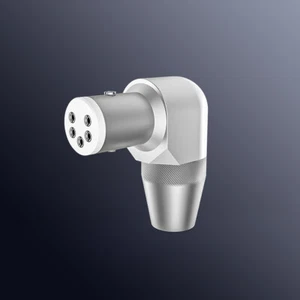 Viborg 5 pin femmina spina DIN 90 gradi connettore rodio PTFE dielettrico fai da te - Foto 1 di 37