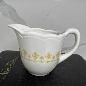 De colección Buffalo China Restaurant Ware Blanco Mostaza Amarillo Crema Ironstone EE. UU. - Imagen 1 de 8