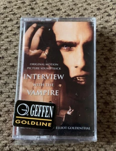 INTERVIEW WITH THE VAMPIRE SOUNDTRACK CASSETTE NEW SEALED ELLIOT GOLDENTHAL 1994 - Imagen 1 de 3