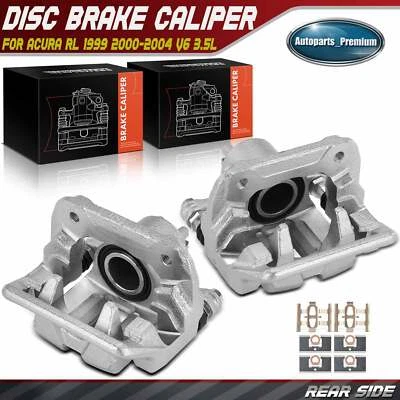 一对后制动卡钳带支架适用于讴歌 RL 1999 2000 2001 2002 2003 2004 — 第 1/4 张图片