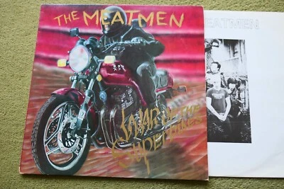 THE MEATMEN – WAR OF THE SUPERBIKES LP – Nr MINT/EXC+ A1/B1 UK PUNK 1985 - Image 1 of 2