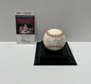 Enos Slaughter Cards Autographed Signed Baseball HOF 1985 Script JSA #AQ57404 - Picture 1 of 13