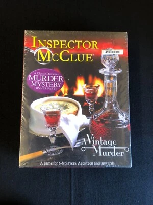 Inspector McClue: Vintage Murder Mystery Crime Game(Dinner Party) New &Sealed - Image 1 of 4