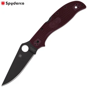 Spyderco Stretch 2 XL SPRINT RUN Micro-Melt PD#1 Black Blade Burgundy C258BGBKP - Picture 1 of 3
