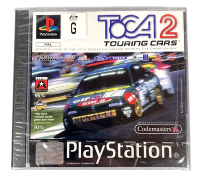 TOCA 2 Touring Cars  PlayStation 1  PS1 (1998) PAL Brand New & Factory Sealed - Image 1 of 4