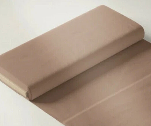 Jersey Baumwolle uni Rehbraun nude Bio ökotex Reststück 85-87 cm - Bild 1 von 1