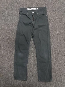 Dickies Boys' Big Flex Pant-Slim Taper Slim Fit, Black Sz 8 Stretch - Picture 1 of 9