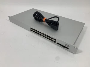 Cisco Meraki MS225-24-HW 24-portowy przełącznik GBE SFP + bez PoE nieodebrany - Zdjęcie 1 z 9