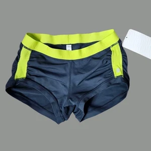 Nuevo con etiquetas Lululemon Hot Set Hot Pantalones Cortos de Yoga Gris Carbón Amarillo Para Mujer Talla 6 - Imagen 1 de 7