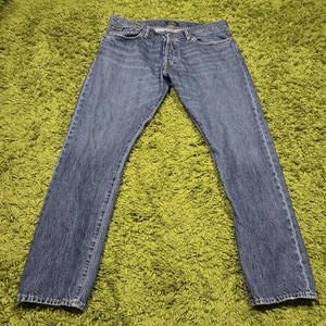 Polo Ralph Lauren Jeans Sullivan Slim - Herren Größe 34×30 - Button Fly Blue Denim - Bild 1 von 9