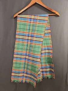 Lochcarron of Scotland Schal 53 Zoll lang kariert mehrfarbig Wolle - Bild 1 von 4