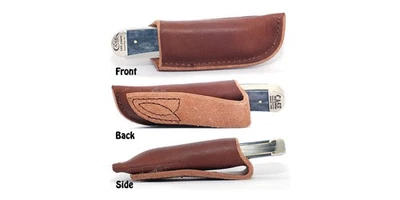 CASE XX KNIVES TRAPPER LEATHER BELT SHEATH (54) POCKET KNIFE - Image 1 of 2