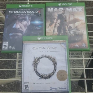 Xbox One Games Mad Max, The Elder Scrolls Metal Gear Solid - Picture 1 of 1