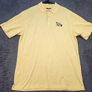 Shell Houston Open Shirt Polo Mens Large Golf Tournament Play Dry Greg Norman PG - Picture 1 of 6