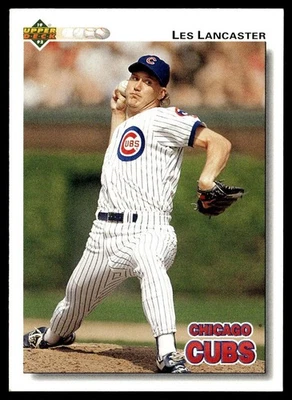 1992 Upper Deck Les Lancaster Chicago Cubs #481 - Image 1 of 2