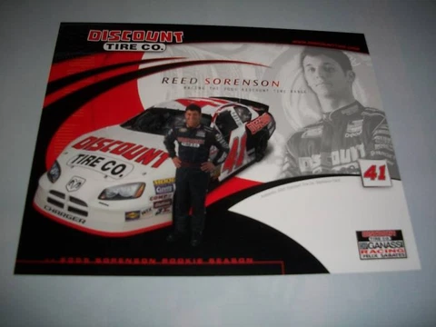 REED SORENSON 2005 DISCOUNT TIRE BUSCH SERIES POSTCARD Cover