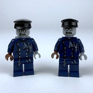 LEGO Monster Fighters Zombie Driver Minifigure PAIR mof012 x2 - Picture 1 of 3