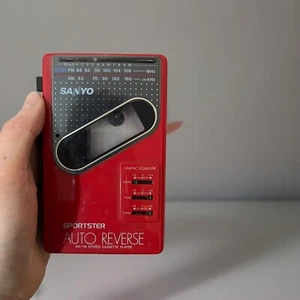Sanyo Walkman M-G55 M-G41 Stereo Cassette Player Tape Car Reverse Sportster - Picture 1 of 5