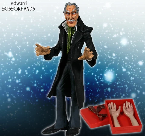 SDCC Mezco Tim Burton's Edward Scissorhands The Professor Vincent Price Figure Cover