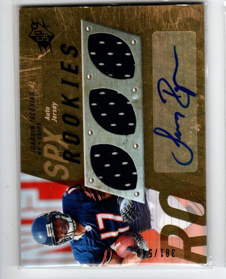 2009 SPx #110 Juaquin Iglesias JSY AU RC /549 - Image 1 of 1