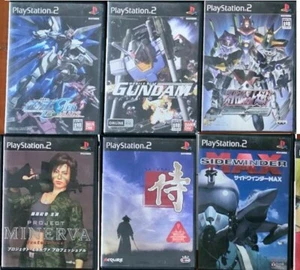 SONY Play Station 2 JAPANESE GAME  LOT OF 6 Super Robot Wars Gundam Seed ETC - Picture 1 of 11