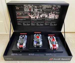 1:43 Audi R8 LMS 2015 24H Winner Podium Box Set Limited to 240 RARE ! - Picture 1 of 5